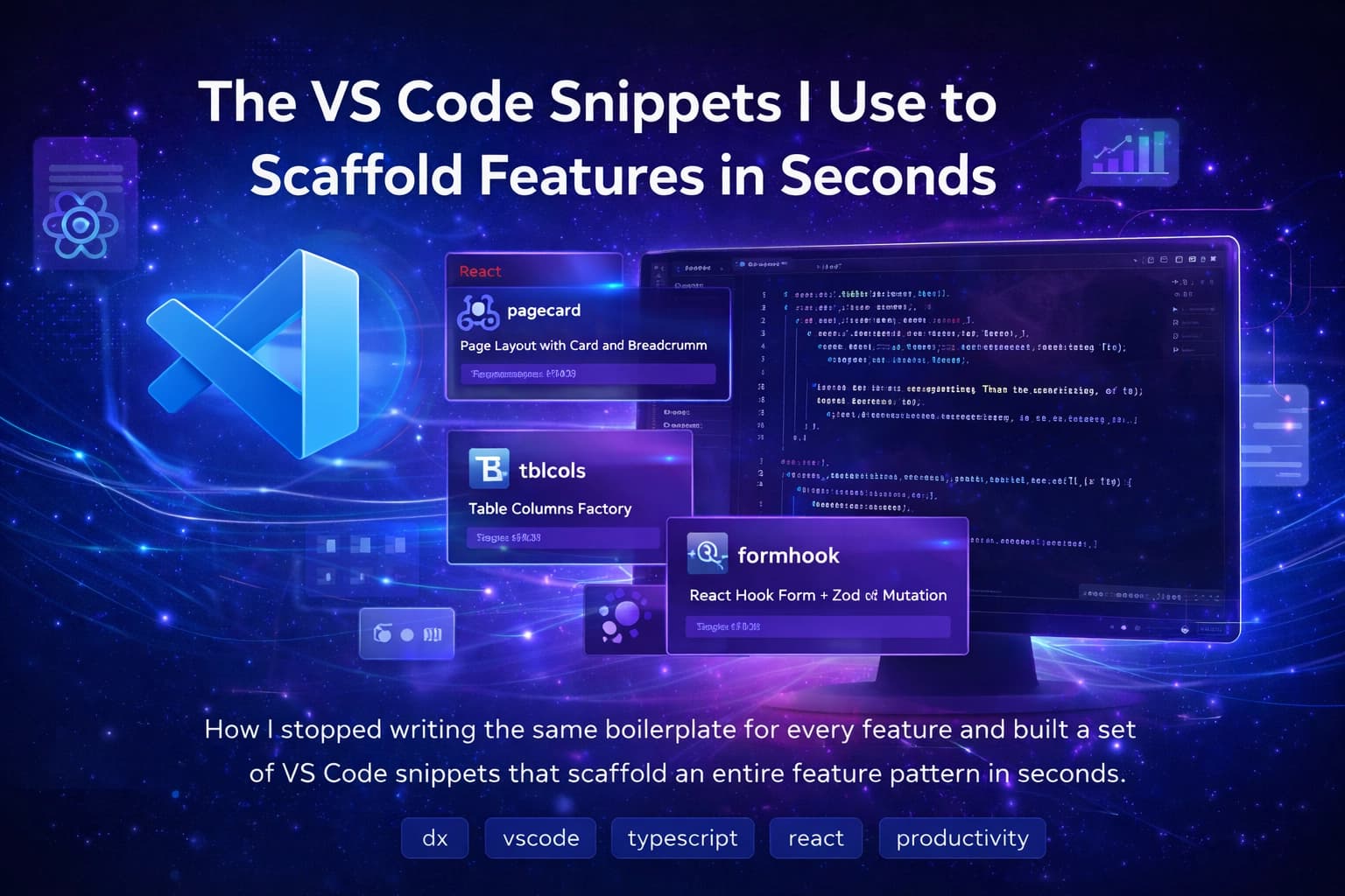 The VS Code Snippets I Use to Generate Features in Seconds